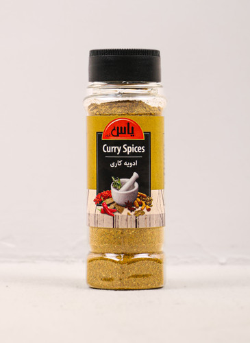 ادویه کاری 75 گرمی یاس آبی (پت)