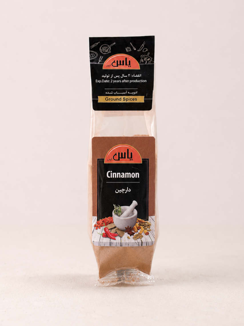 پودر دارچین 50 گرمی یاس آبی (سلفونی)